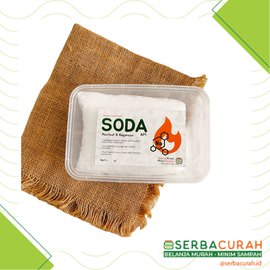 Soda Api Sodium Hidroksida | Box 500 gr