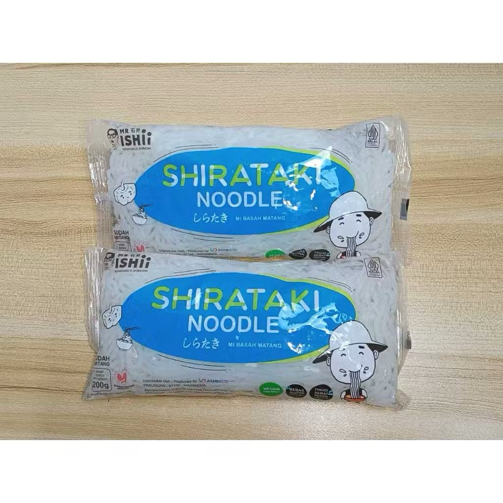 bihun shirataki / angel hair shirataki / mie halus shirataki
