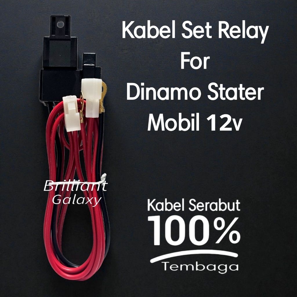 PREMIUM Kabel Relay Set for Dinamo Stater Mobil 12v