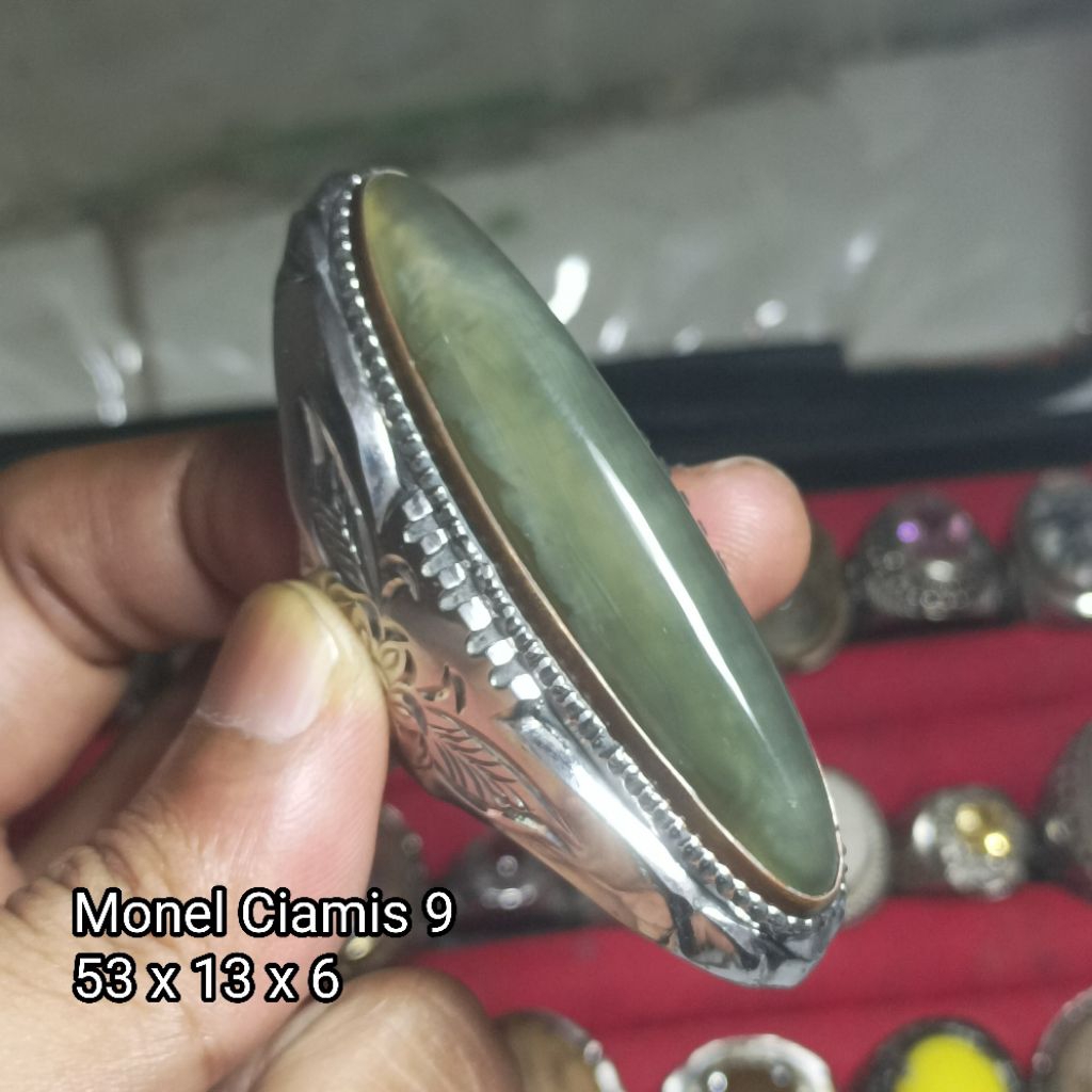 Akik Pandan Semu Lumut.