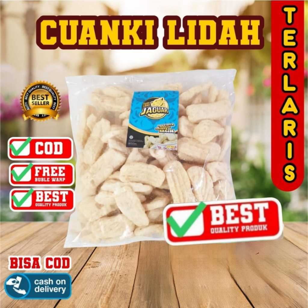 CUANKI LIDAH 100 Biji CUANKI LIDAH TOPING BASO ACI CUANKI KERING KHAS BANDUNG (Cuanki LIdah)
