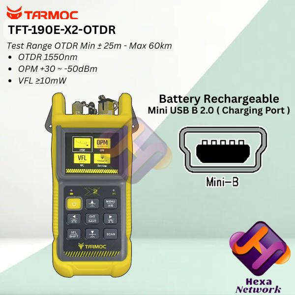 Tarmoc TFT-190E-OTDR | OTDR 1550nm ,OPM,VFL