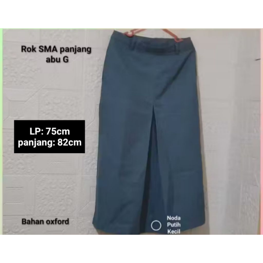 ROK SPAN SMA PANJANG | Preloved Rok span SMA | Rok SMA | SERAGAM SMA WANITA