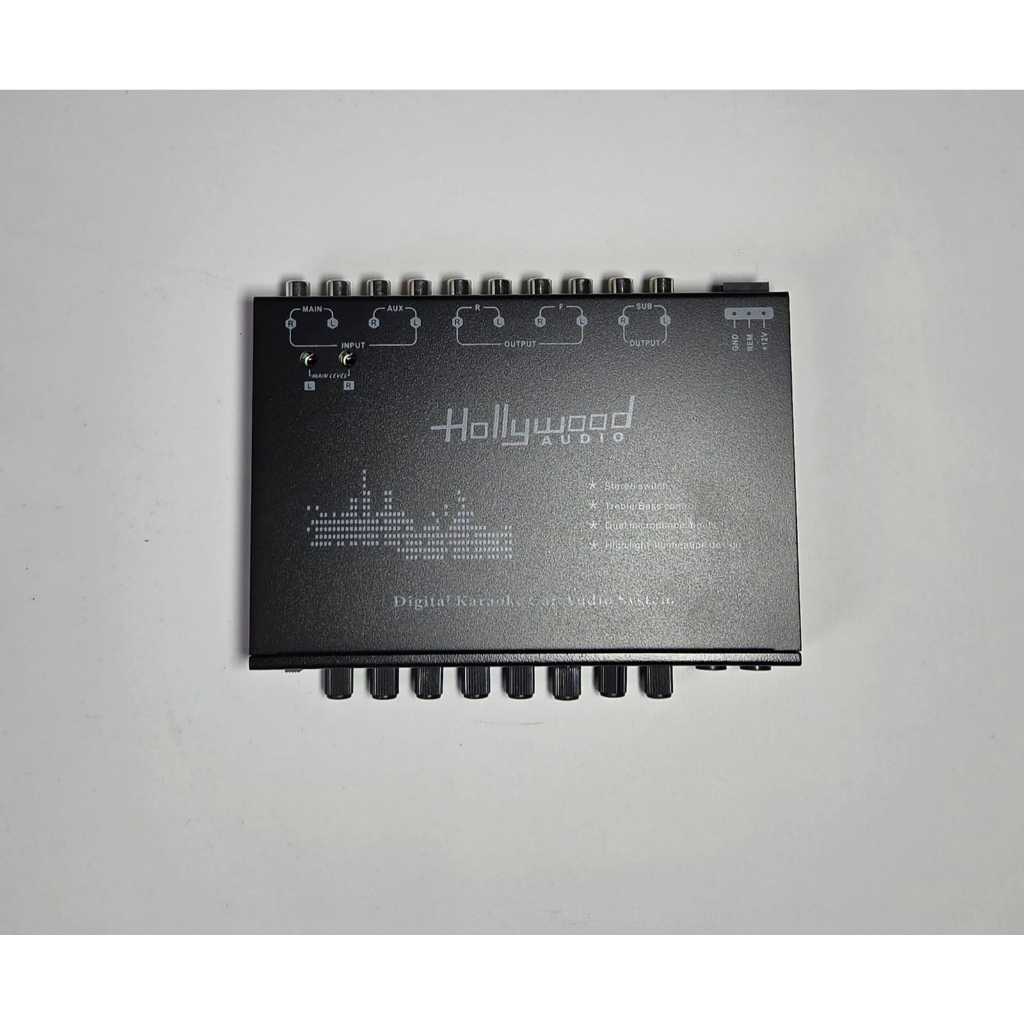 Hollywood Parametik Preamp Karaoke HW 789s Parametrix 2 Mic 11.15 DC 6V RMS T.H.D 0.01% Kualitas Sua