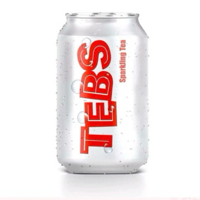 Tebs Kaleng sparkling tea 1 dus isi 20 kaleng 330ml