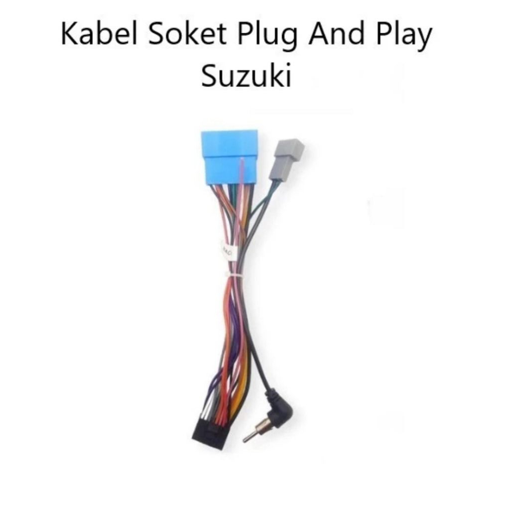 Kabel Soket Socket Head Unit Headunit Tape Android Mobil Suzuki Ertiga Ignis Baleno SX4 XL7