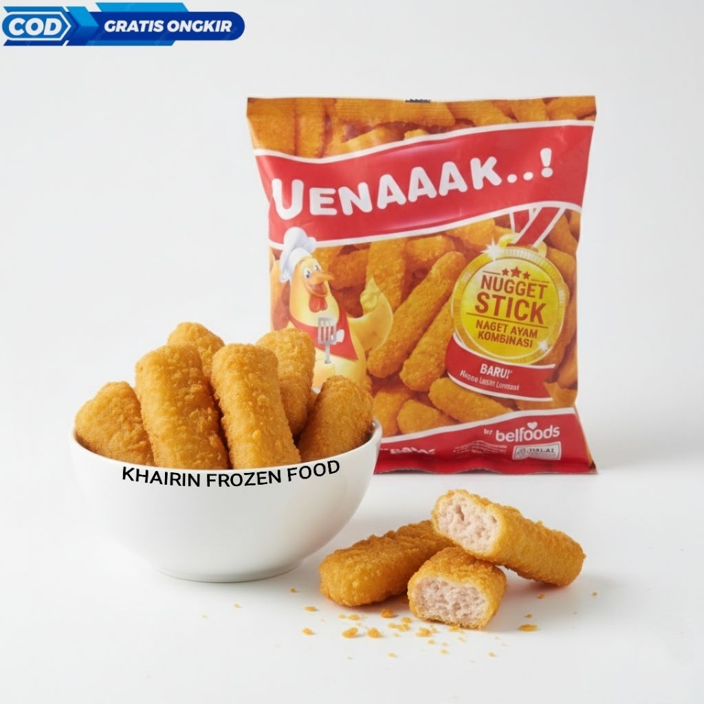 Belfoods Uenak Nugget Stik Frozen Food Khairin