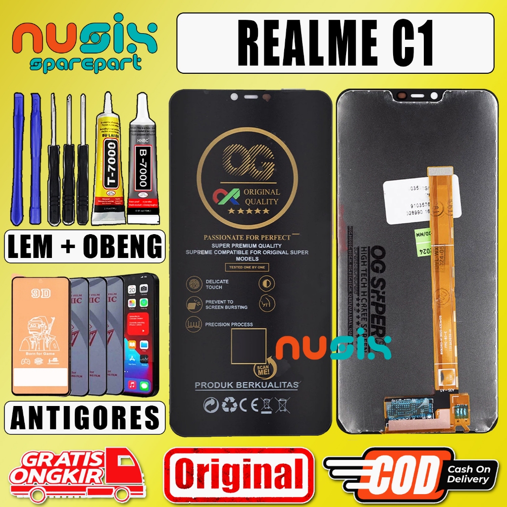LCD TOUCHSCREEN REALME C1 ORIGINAL FULLSET