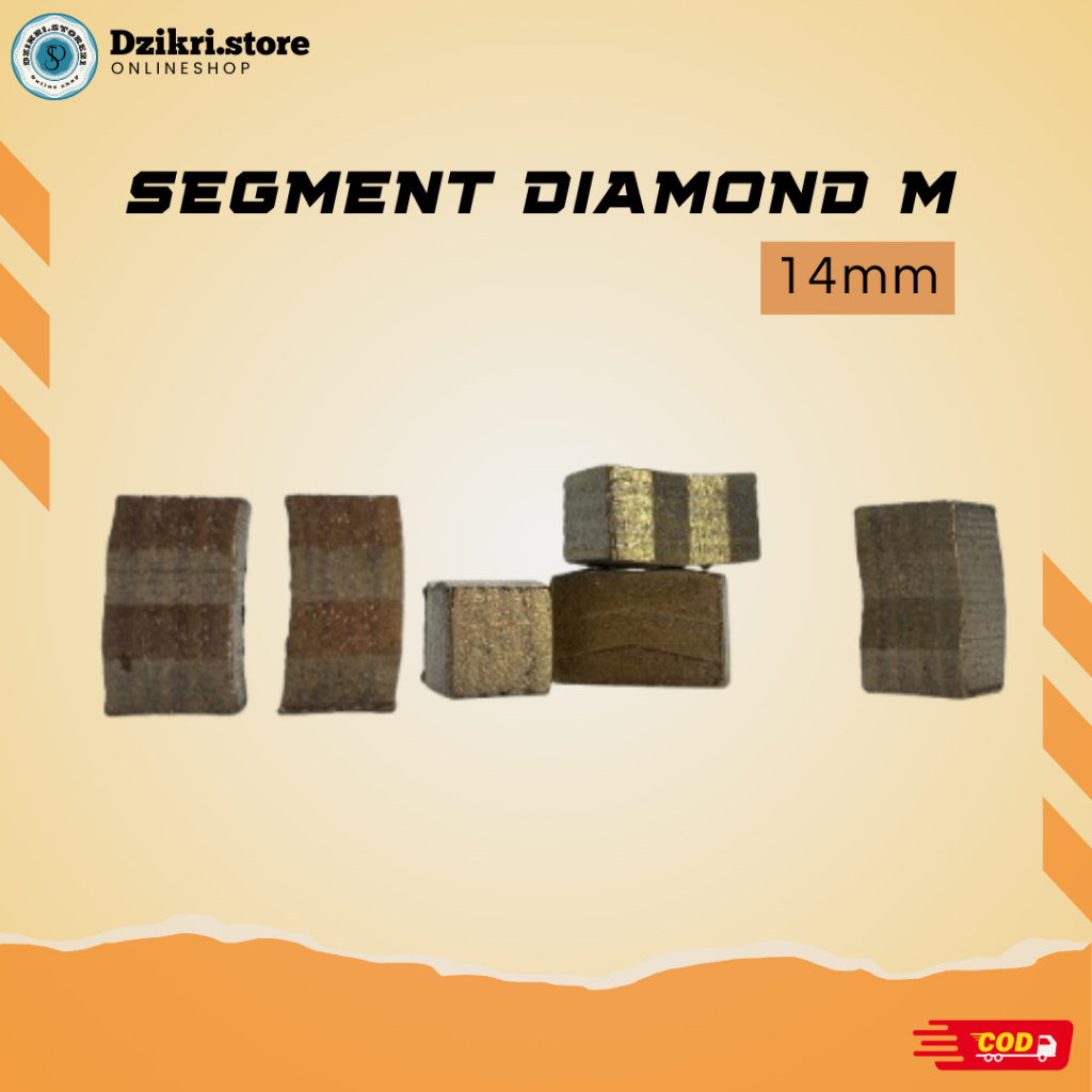 Segment Diamond M 14 mm/ Mata Bor Sumur/ Mata Bor  Coring
