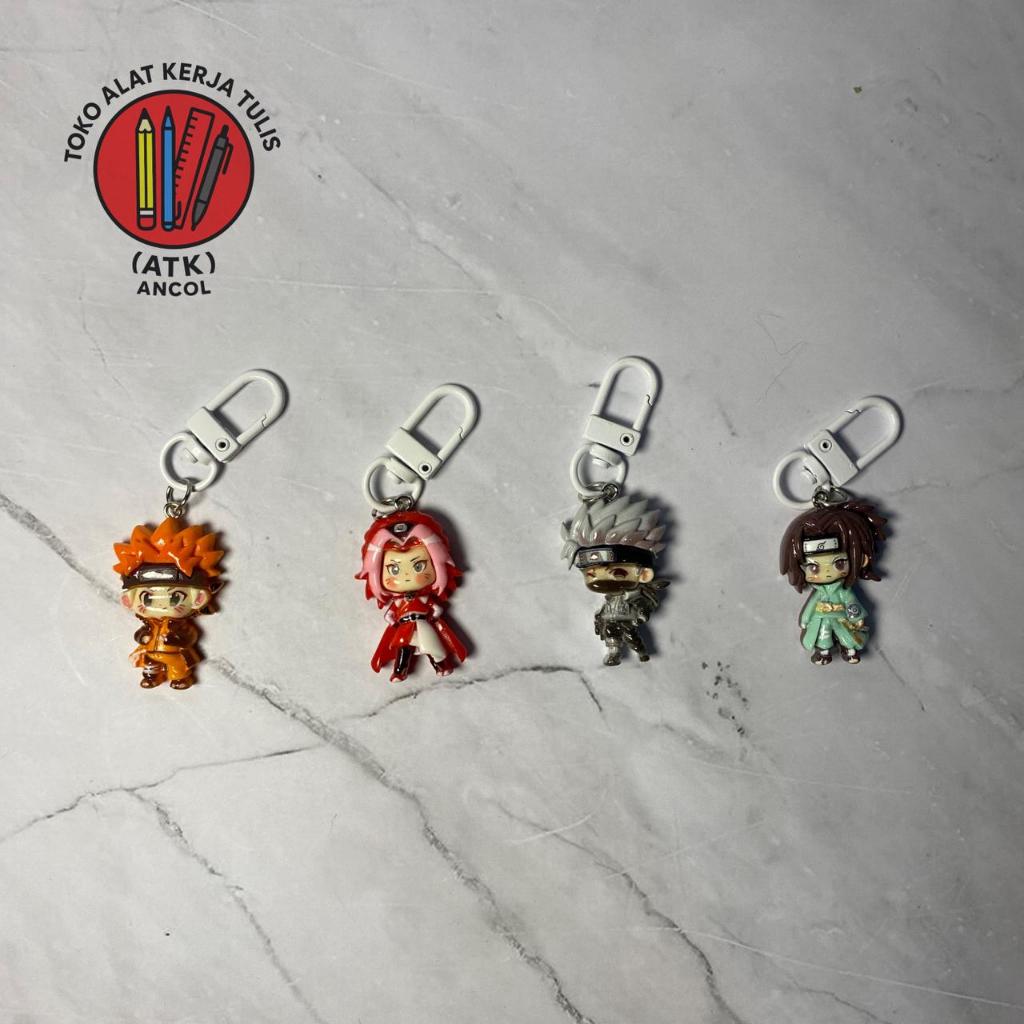 GANTUNGAN KUNCI RESIN NARUTO AND FRIENDS GK-1455