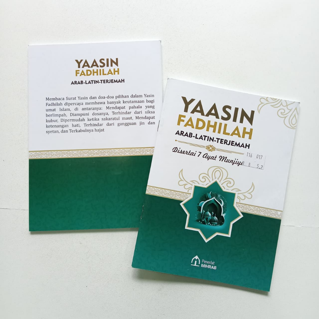 YASIN FADHILAH ARAB-LATIN - TERJEMAH PENERBIT MIHRAB / YASIN FADILAH