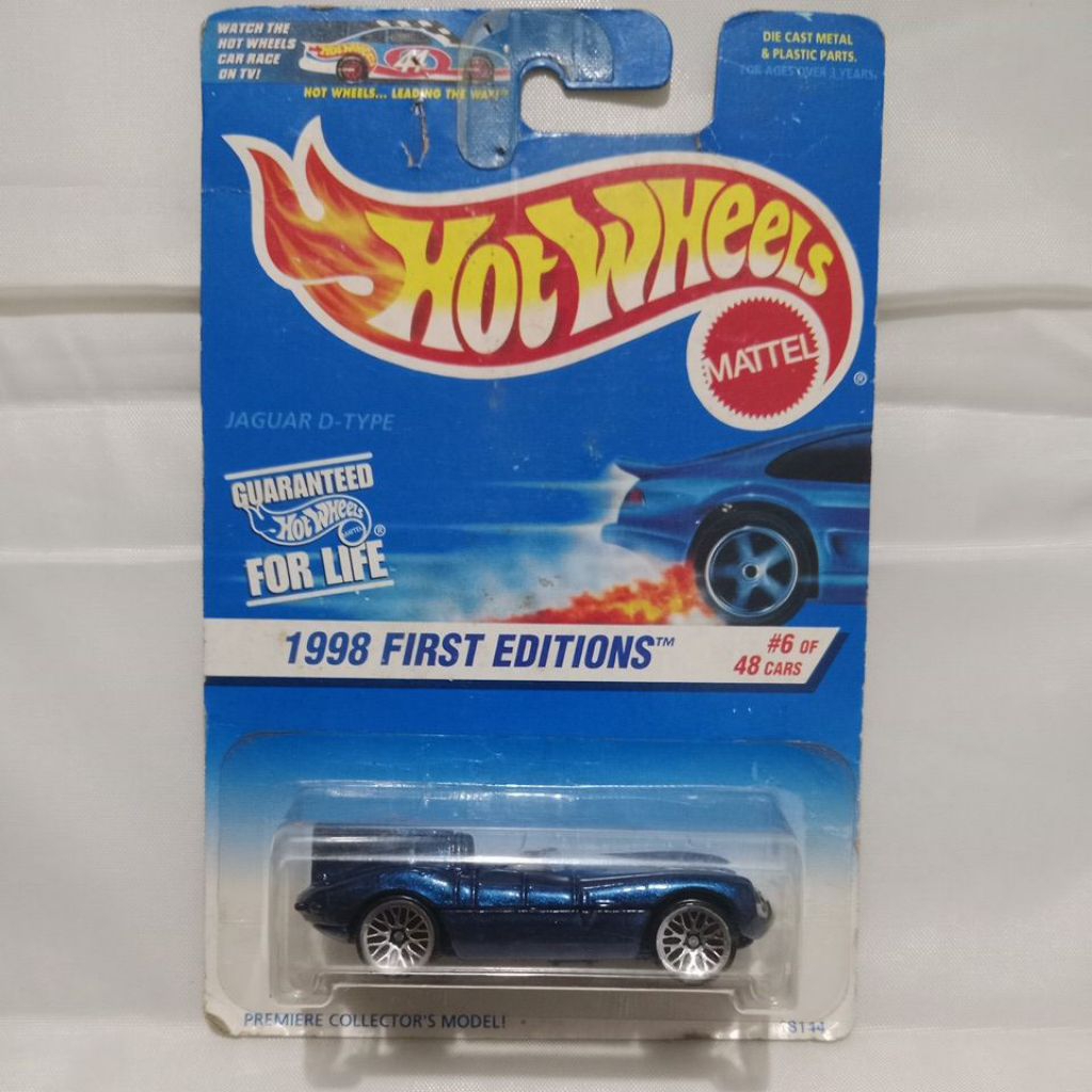 hot wheels jaguar D- Type 1998 First Edition