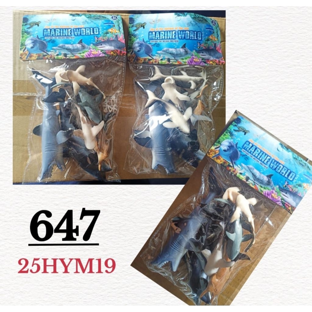 Mainan Karet Hewan Laut Ikan