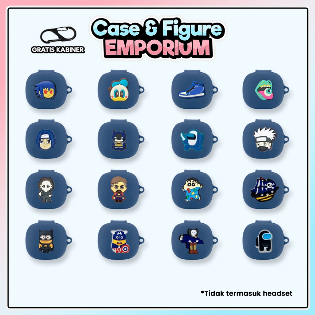 [NC] Case  Soundcore R50i Silikon Karakter Sinch Biru Softcase Premium Quality