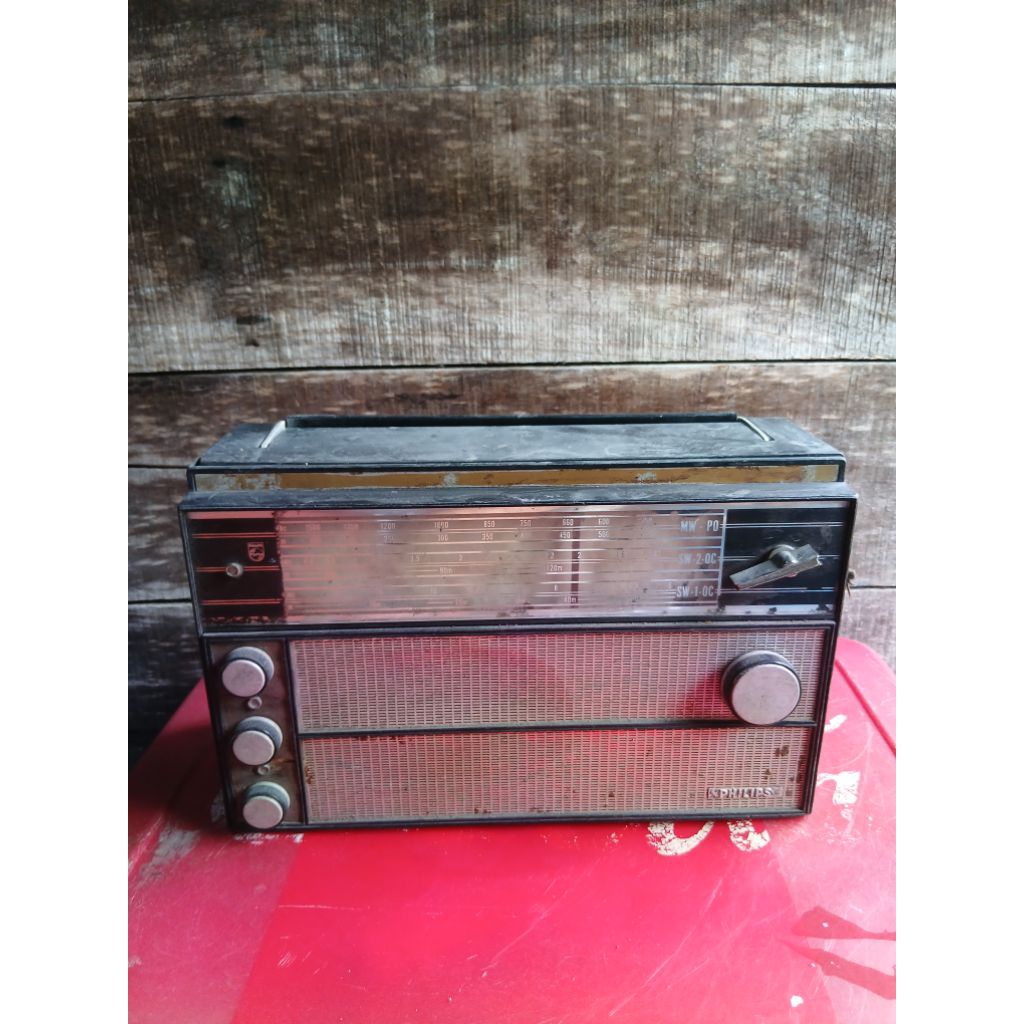 Radio philips 135 jadul antik kuno lawas vintage display mati