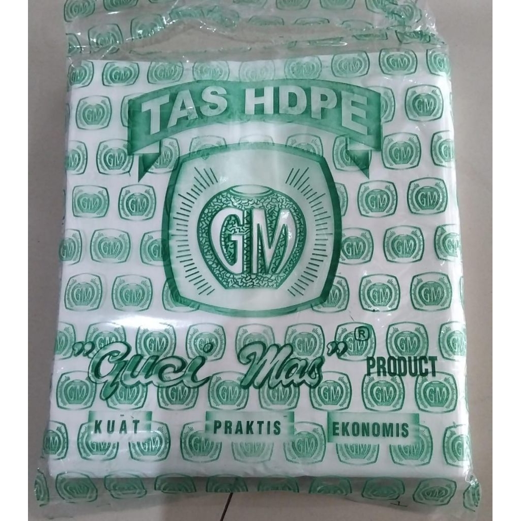 PLASTIK KRESEK GUCI MAS KECIL HDPE / KANTONG PLASTIK PUTIH KECIL