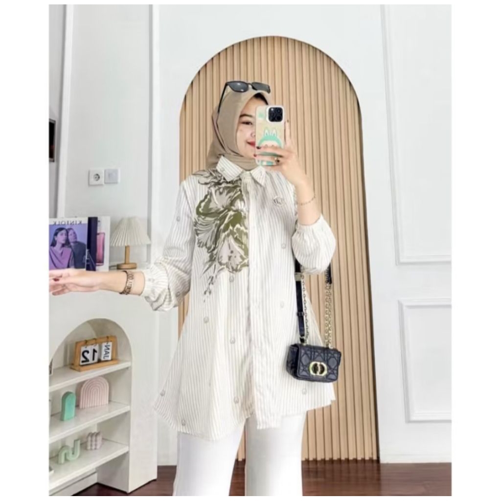 WINODY Original, Winody Salur, Blouse / Kemeja / Atasan Wanita Trendy Modis