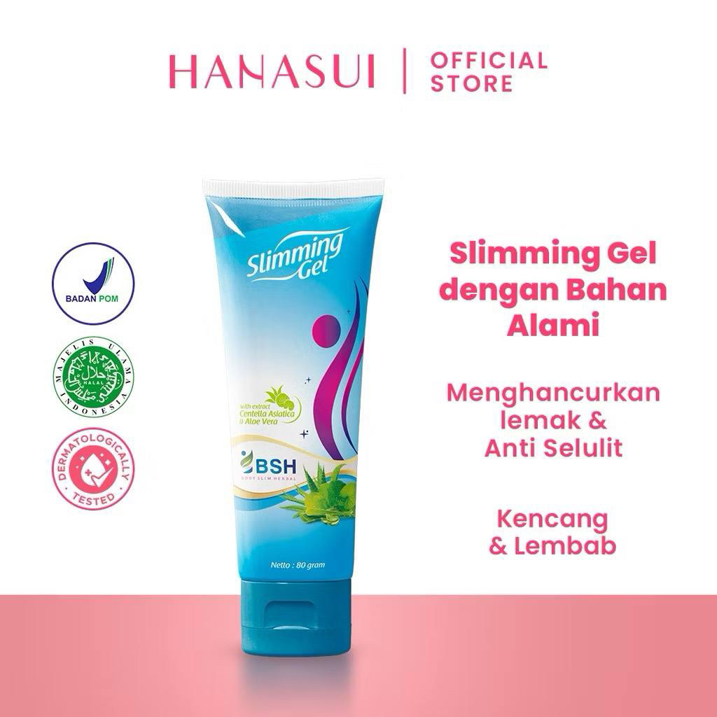Hanasui Body Slim Herbal BSH Natural Slimming Gel 80gr