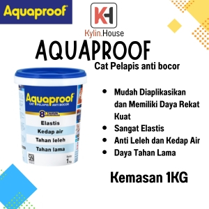 Cat pelapis anti bocor Aquaproof Aqua proof 1kg / Cat Waterproofing Aquaproof 1kg/ Aquaproof 1kg