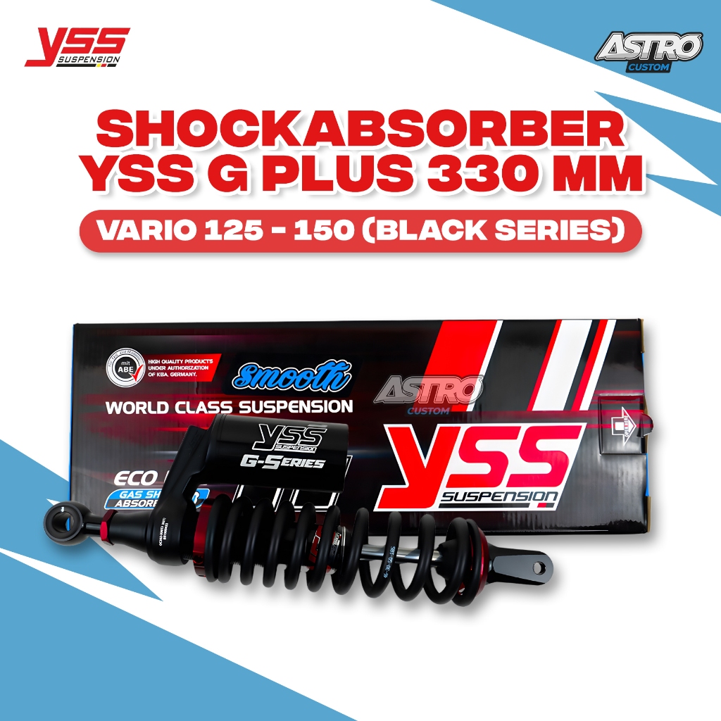 Shockbreaker YSS Vario 125 150 Beat Fi ESP Scoopy Fi ESP Single Shock Tabung G-Plus Black Series Smo