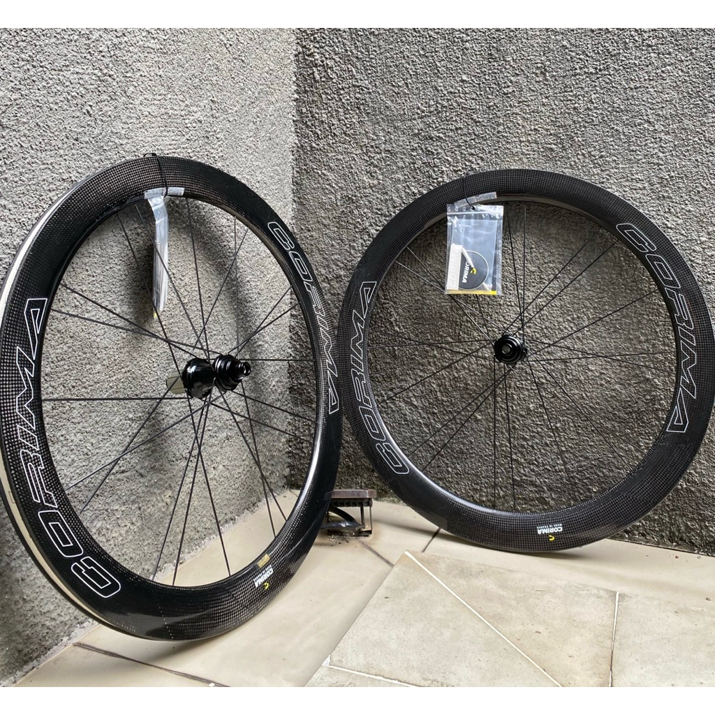 Wheelset CORIMA WS Black DX 58 Carbon Clincher Discbrake Centrelock XDR Hub Shimano