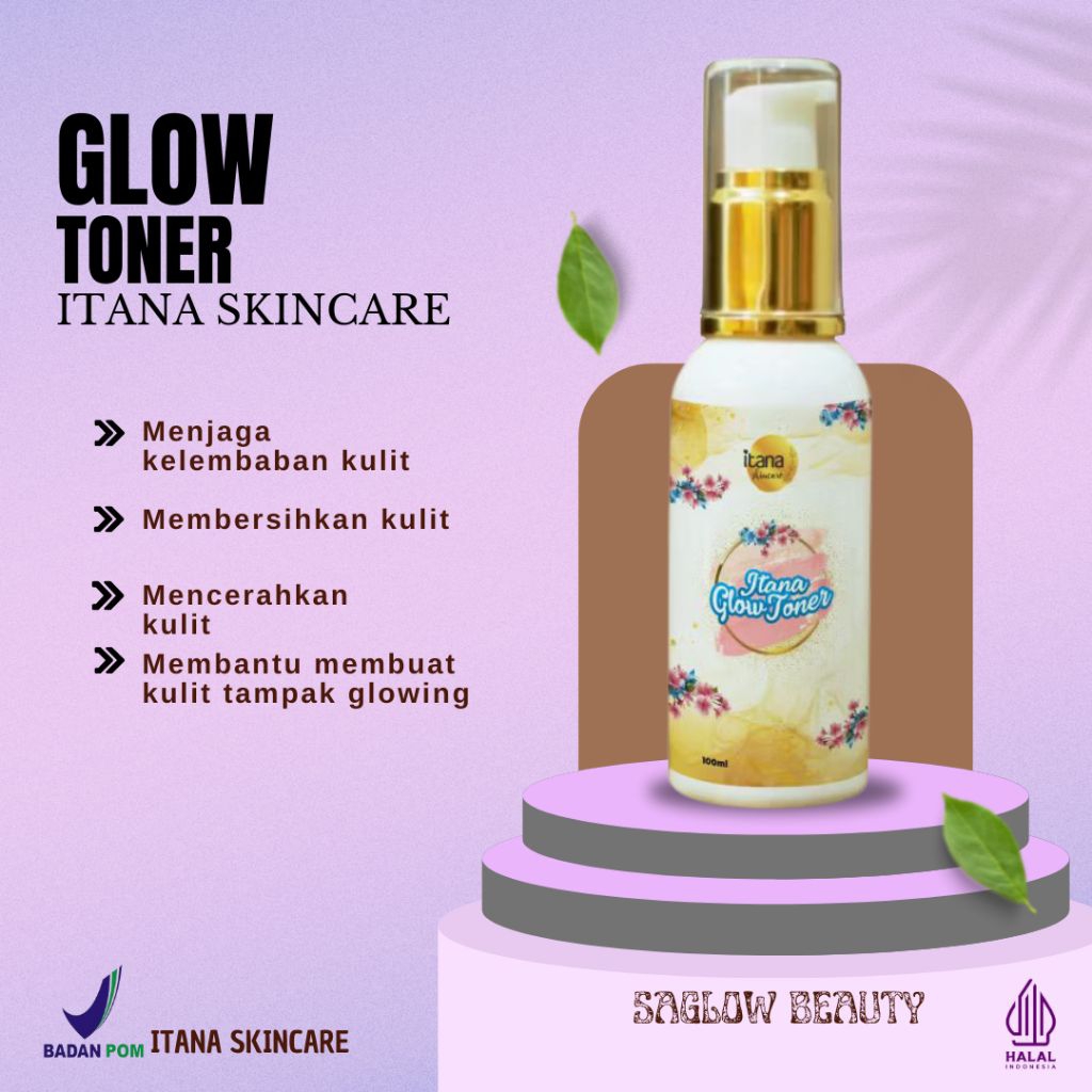 ITANA SKINCARE| Toner glow itana skincare