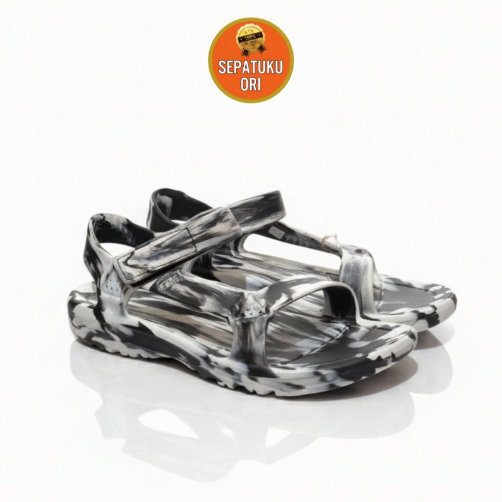 SANDAL WANITA (39/25cm) TEVA HURRICANE DRIFT HUEMIX BLACK SWIRL 1134351-W NEW ORI