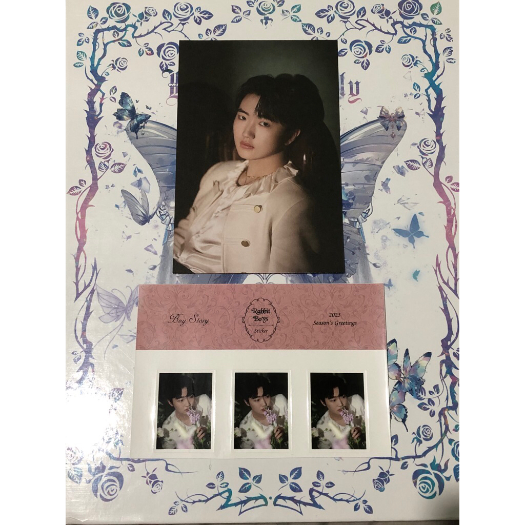 [GO KEILEEN] BoyStory Hanyu Season’s Greeting 2023 Postcard & Sticker set