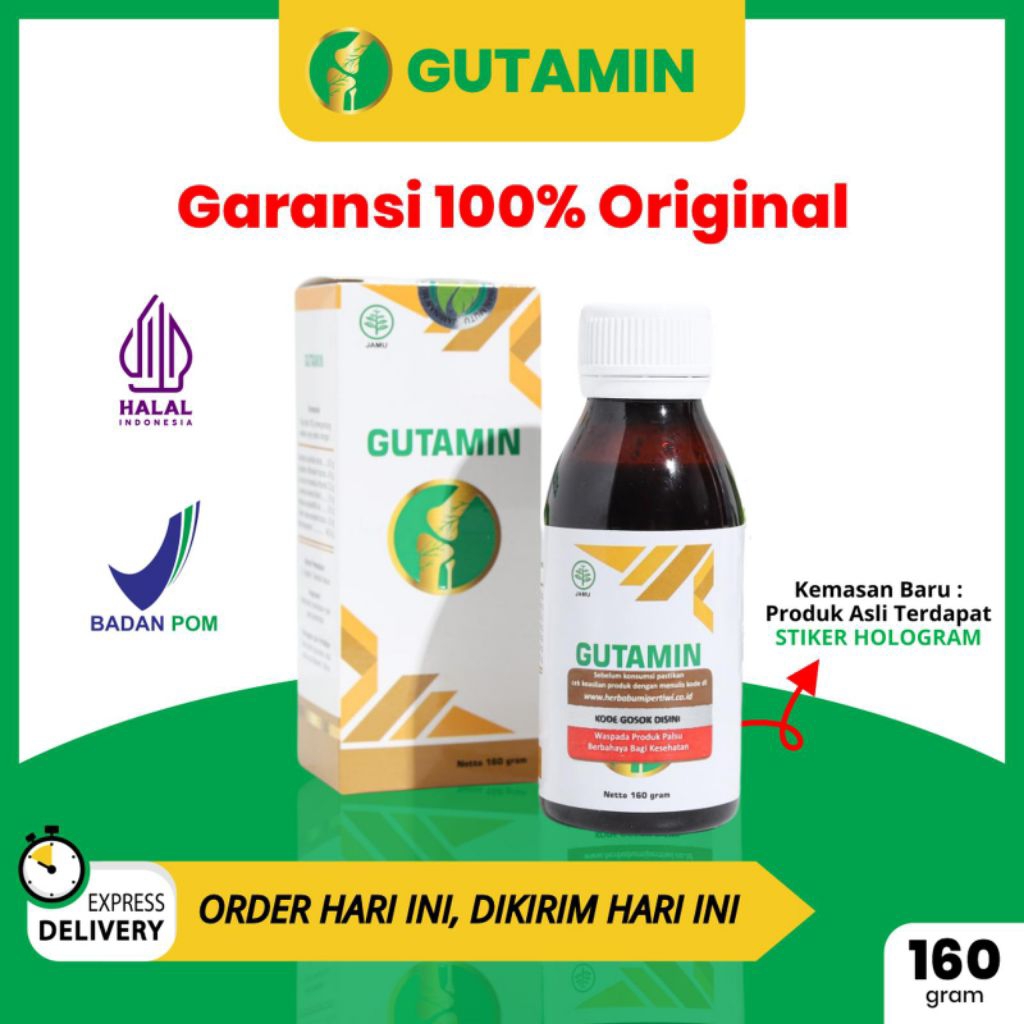 Madu Gutamin Herbal 100% Original BPOM HALAL
