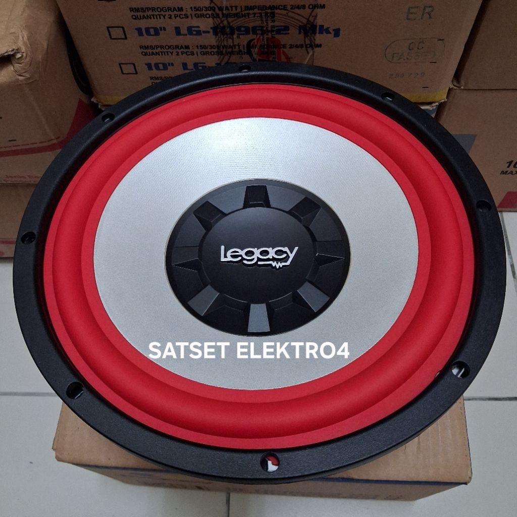 SPEAKER SUBWOOFER LEGACY 10 INCH LG 1098-2 DOBLE COIL