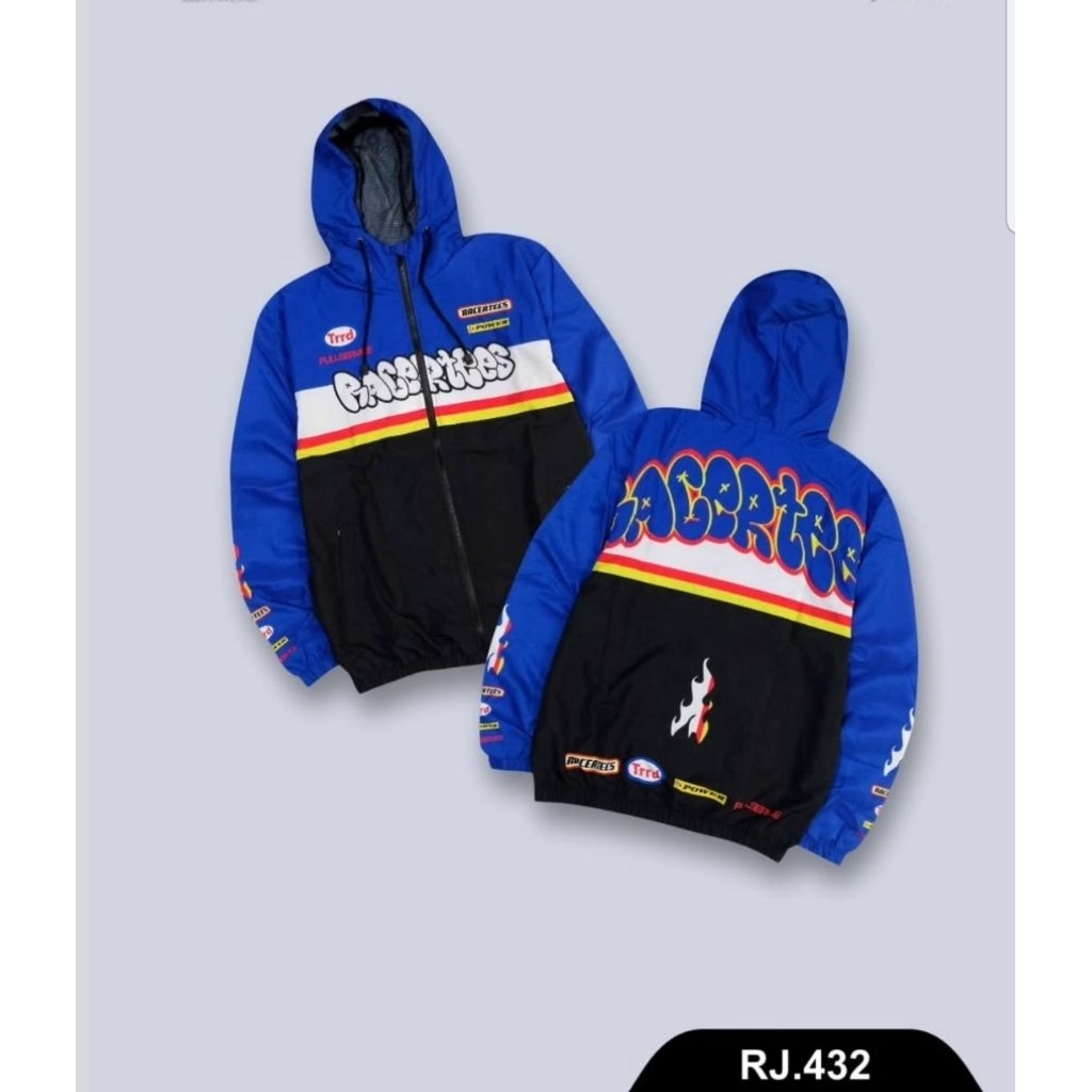 jaket parasut racertees original