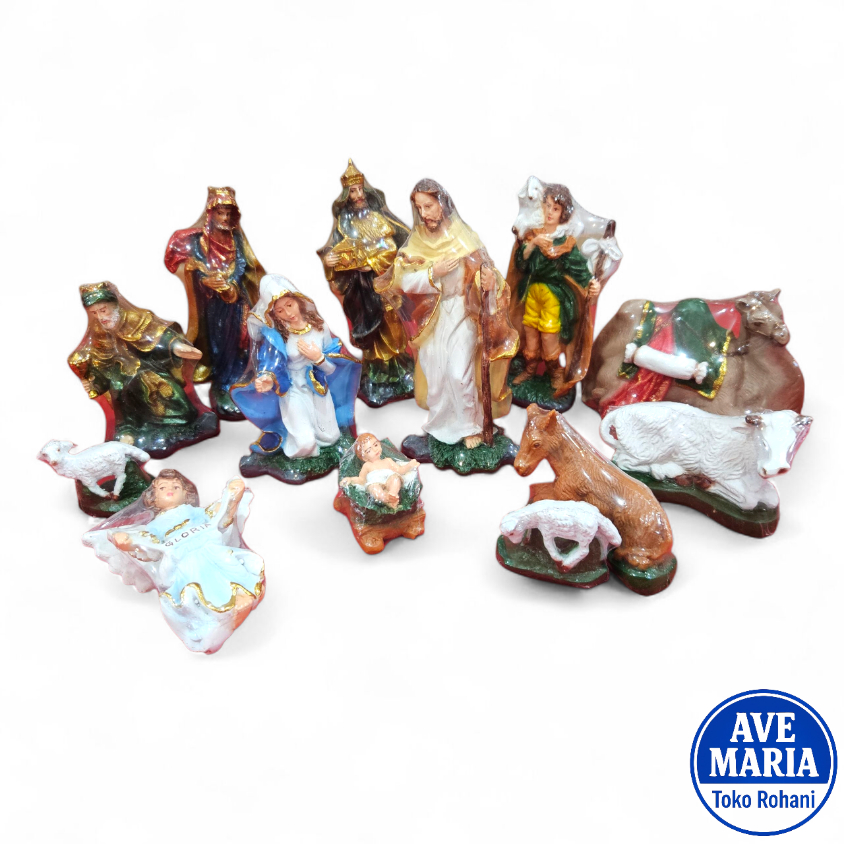 Patung Gua Set Natal 15cm MP B