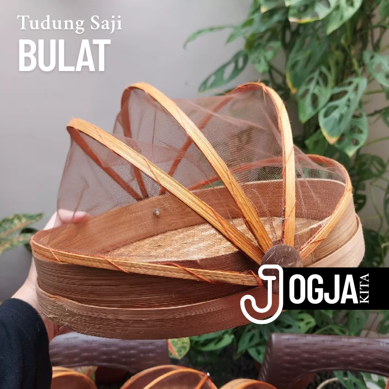 TUDUNG SAJI BAMBU/ TAMPAH KELAMBU BULAT/ KERANJANG LAUK ANYAMAN