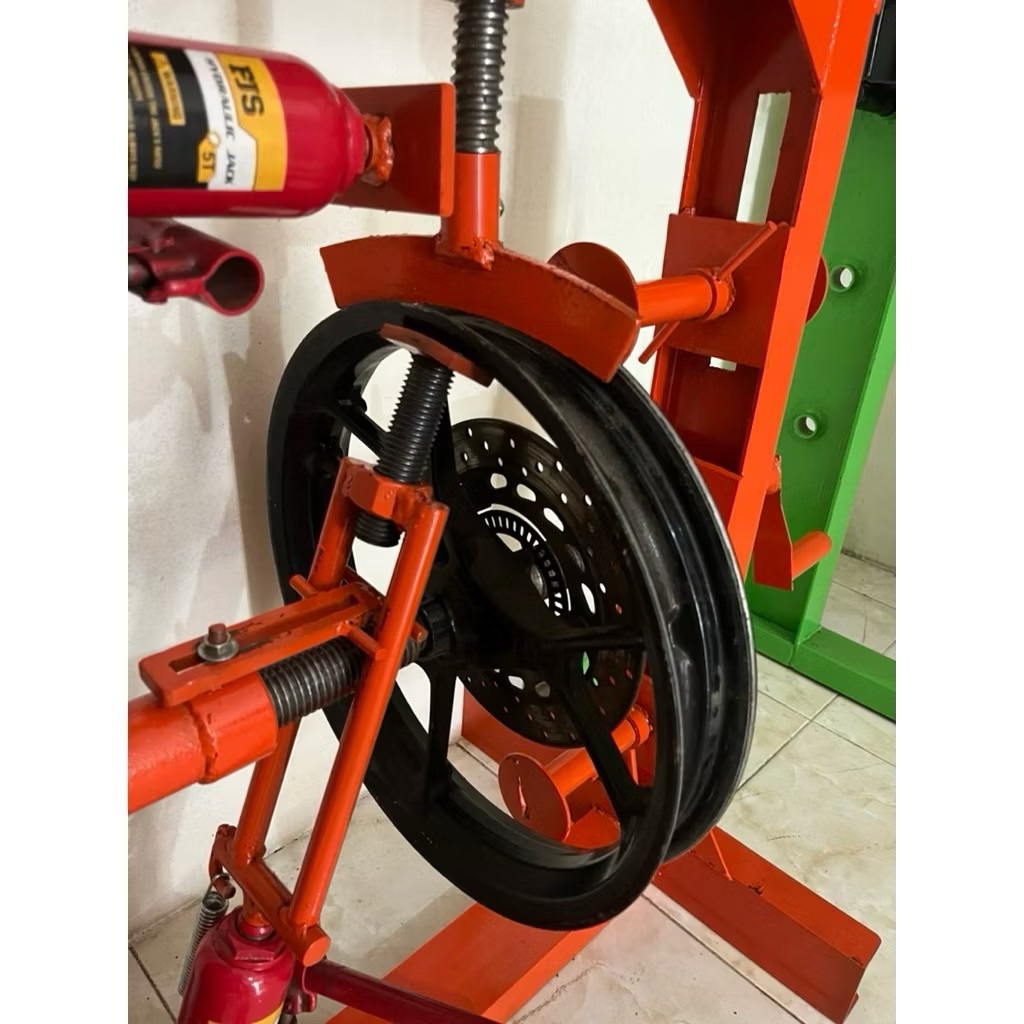 Alat press velg pelek motor ring 10 sampai 21 press velg oleng press velg penyok press velg bintang 