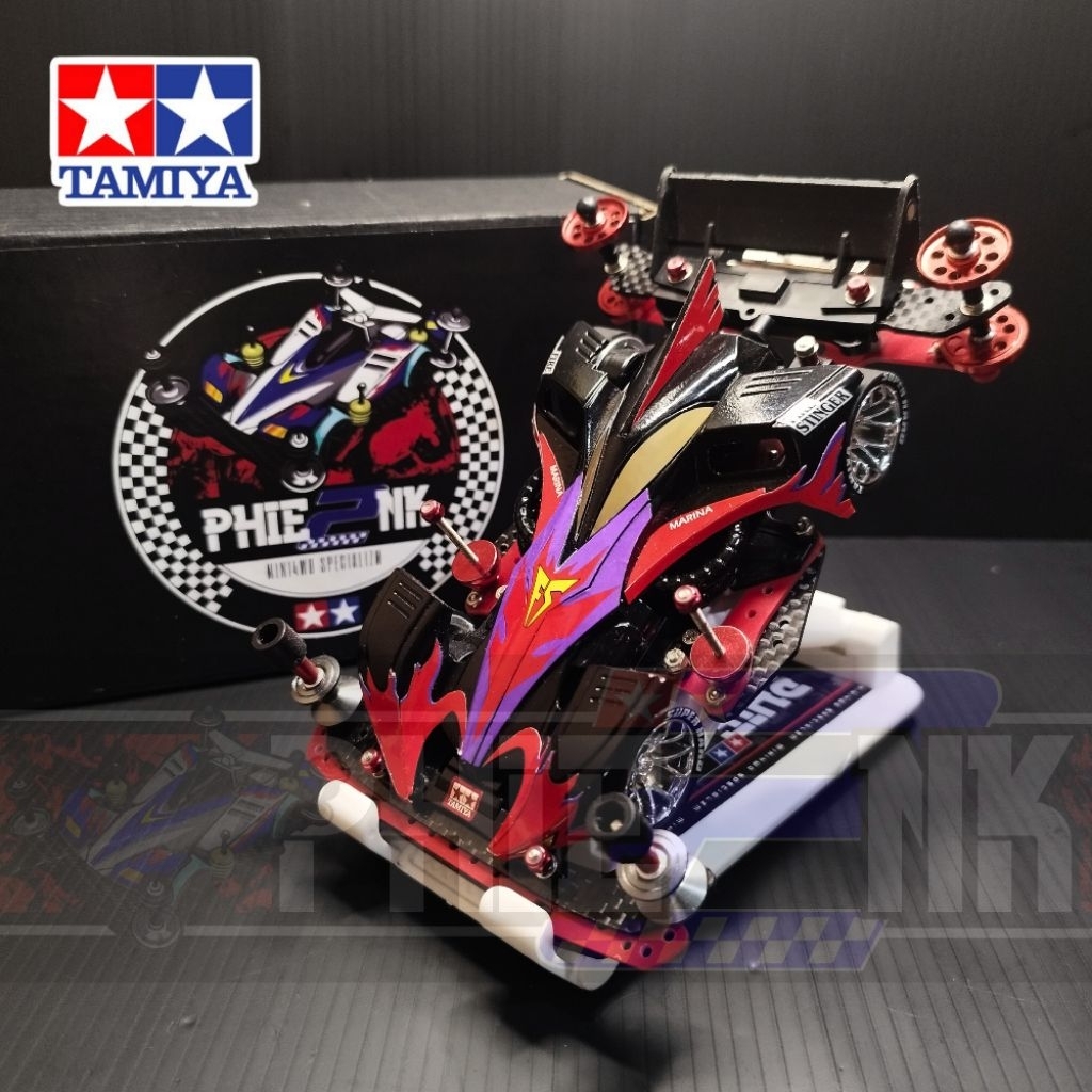 TAMIYA STO FIRE STRINGER | VZ CHASSIS | BMAX | SIDE DAMPER STYLE | by PHIE2NK MINI4WD