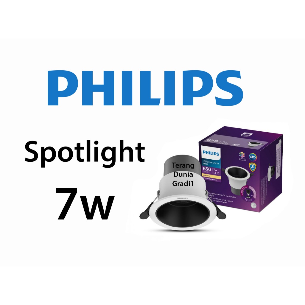 Lampu Philips Spotlight 7w Spotlight Philips 7w Spotlight LED Phiilips 7w Lampu Spotlight 7w Philips