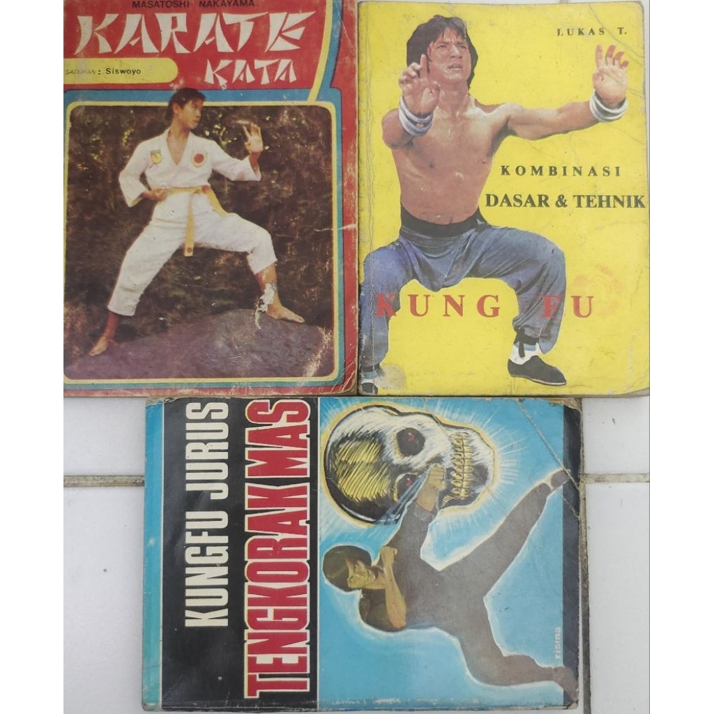 BUKU KARATE DAN KUNG FU BEKAS ORIGINAL