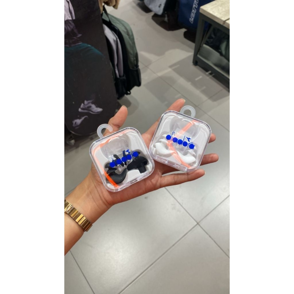 Diadora alat renang 1 set / Ear plug / Nose clip dewasa