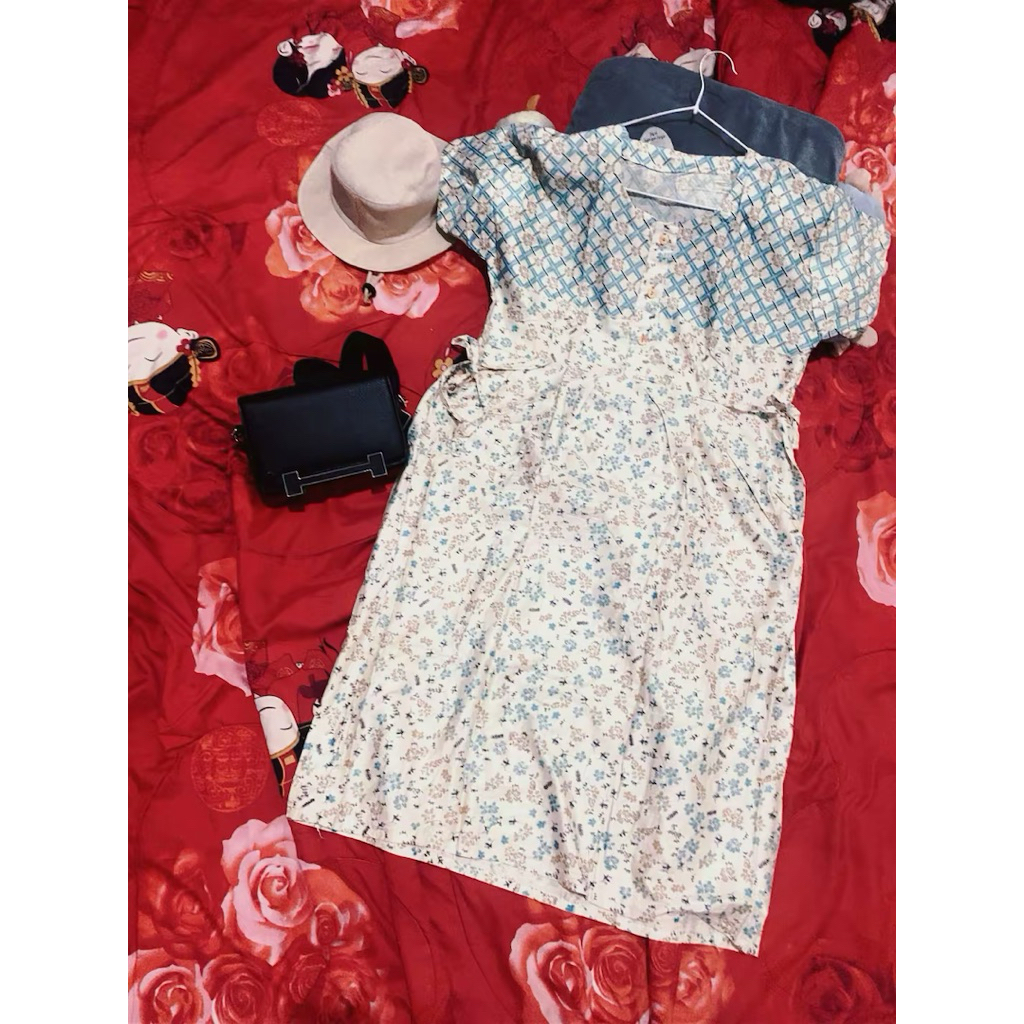 DASTER MODEL KIMONO TALI SAMPING KANAN KIRI DAN ADA SAKU SAMPING KANAN