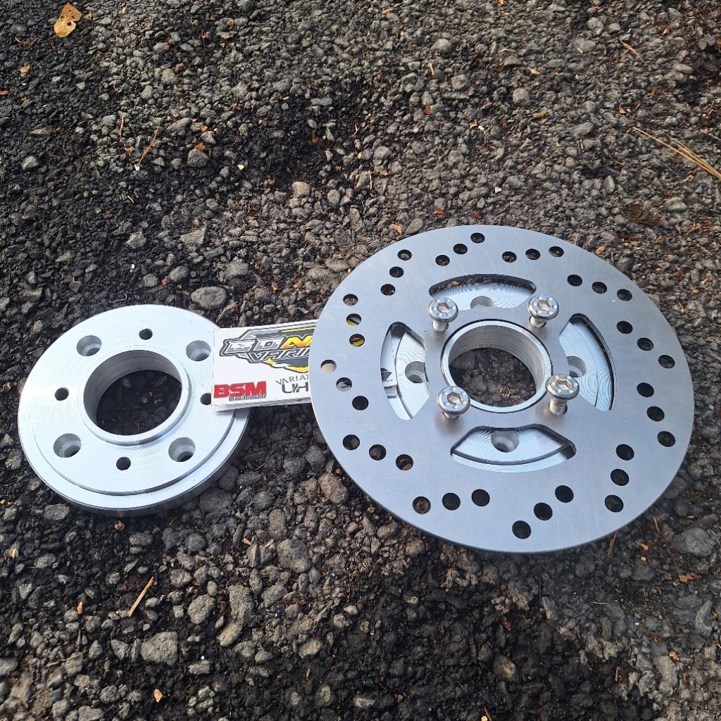 PLENDES ADAPTOR CAKRAM BELAKANG MATIC UNIVERSAL HONDA VARIO BEAT PCX NMX AEROX SET DISC CAKRAM