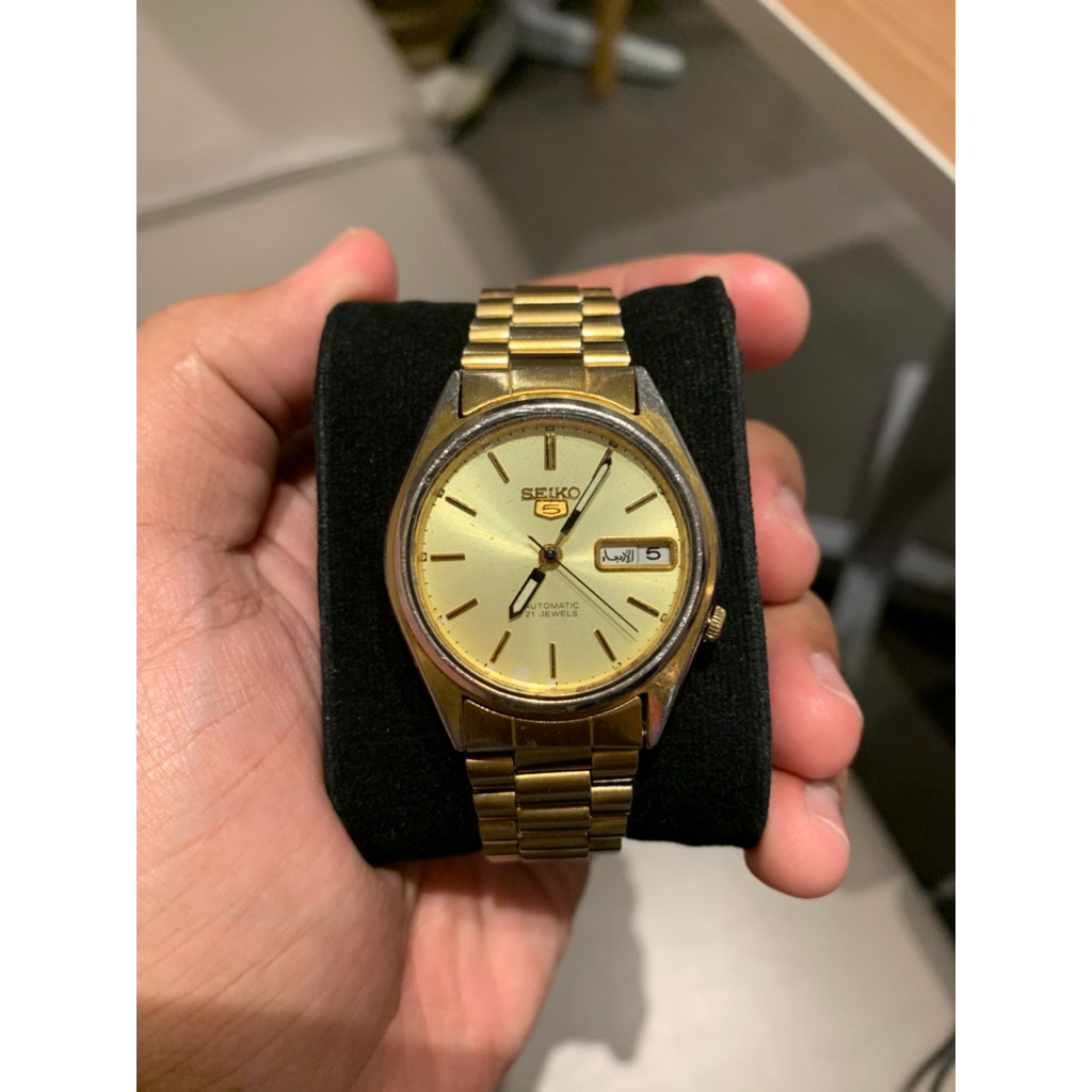 Seiko 5 Gold Automatic
