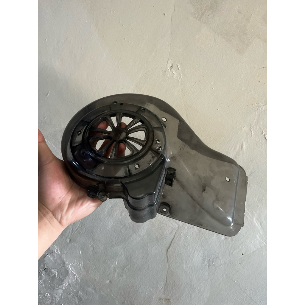 Cover kipas virtu vespa matic smoke transparant