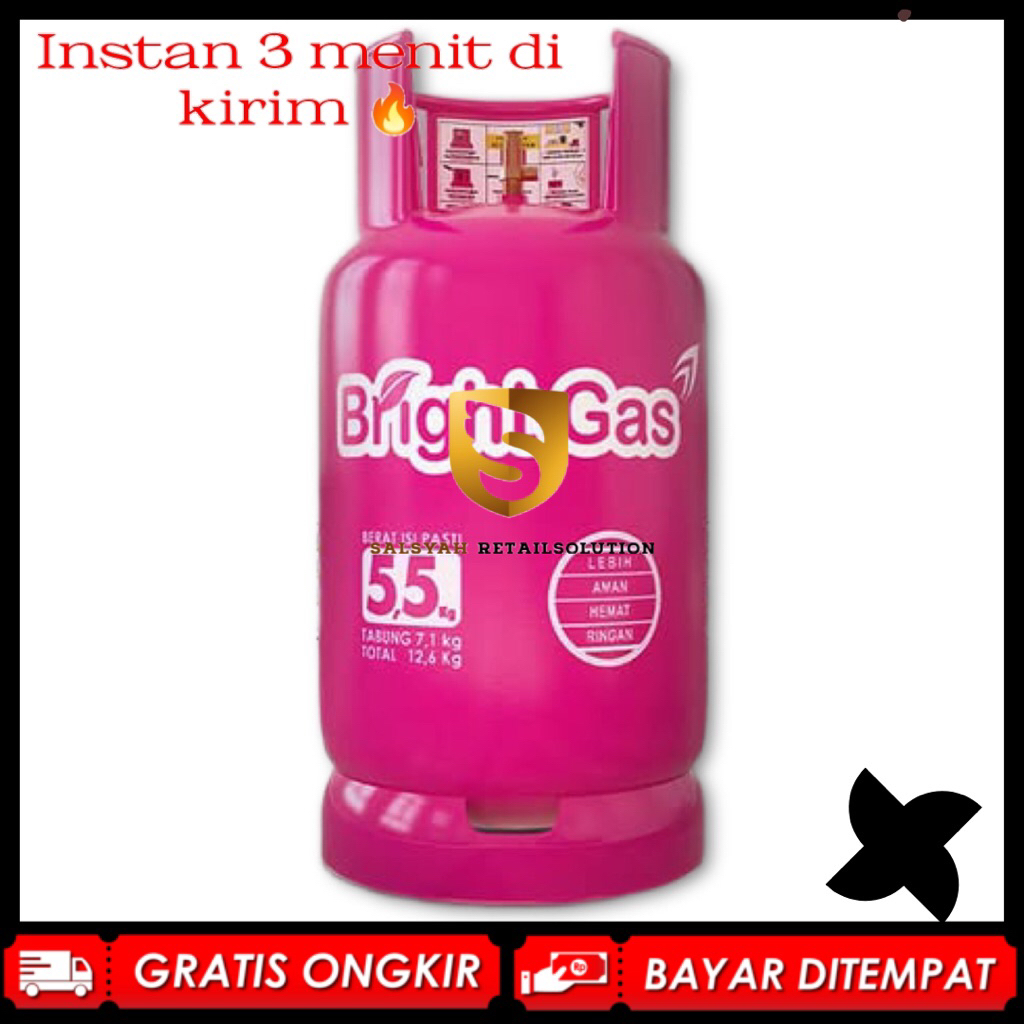 Tabung Gas 5kg (ISI ULANG SAJA) Tabung gas 5,5kg Tabung 5kg Tabung Bright Gas 5,5kg Tabung Pink Tabu