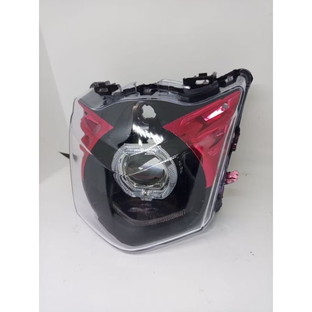 Lampu depan beat karbu biled ala ala satu set
