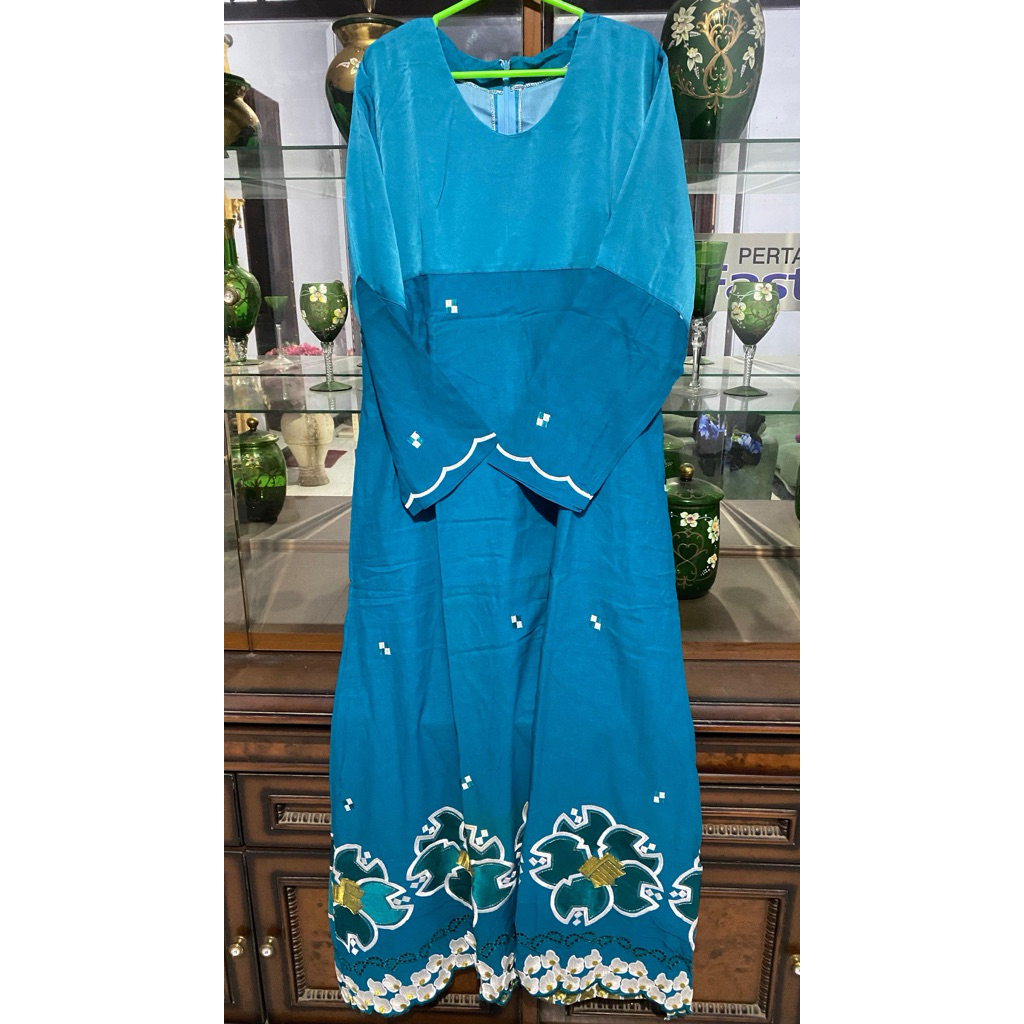 Longdress/Rok Warna Hijau Tosca