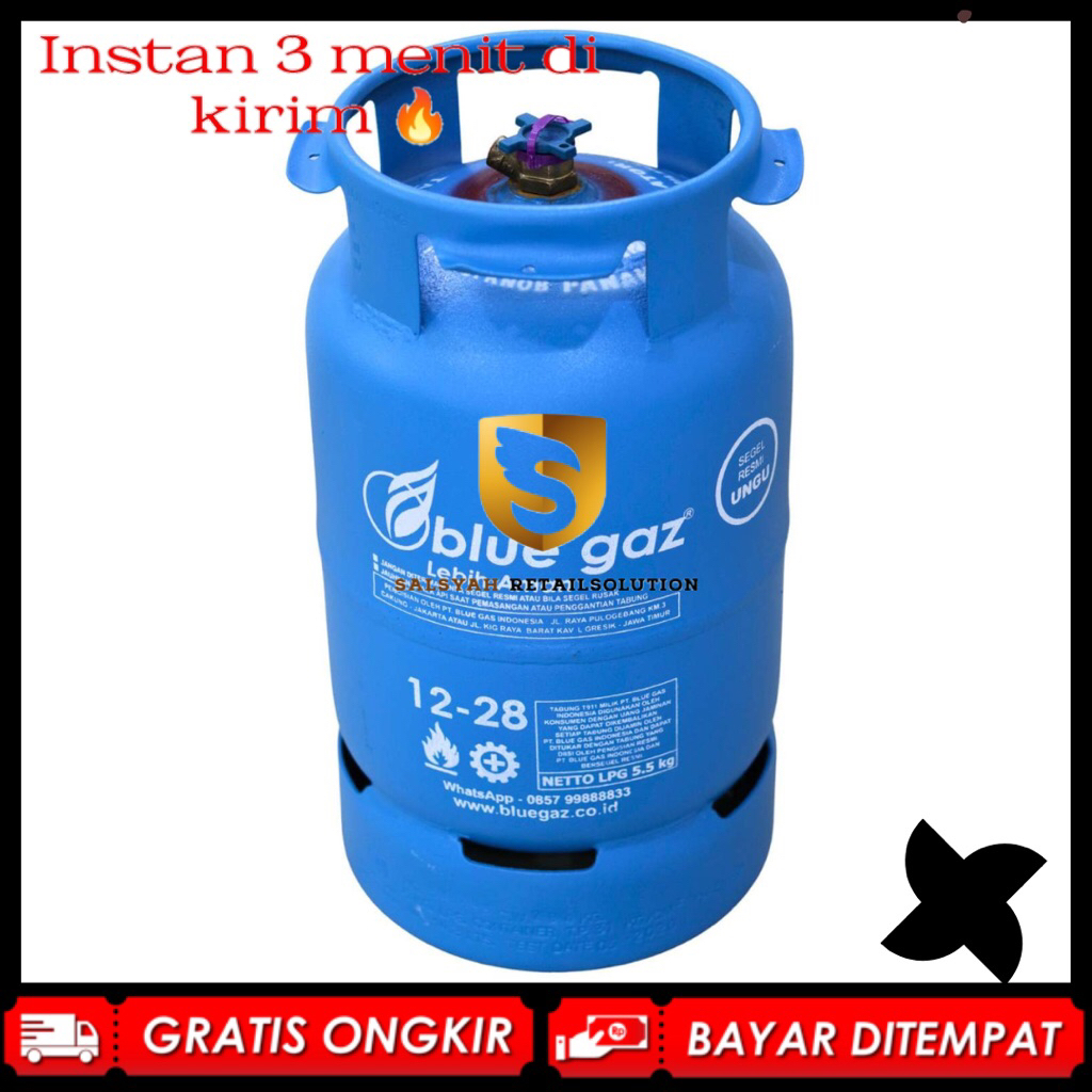 Tabung Blue Gaz Blue Gas Tabung 5kg Tabung Gas 5,5kg Tabung Biru 5,5kg