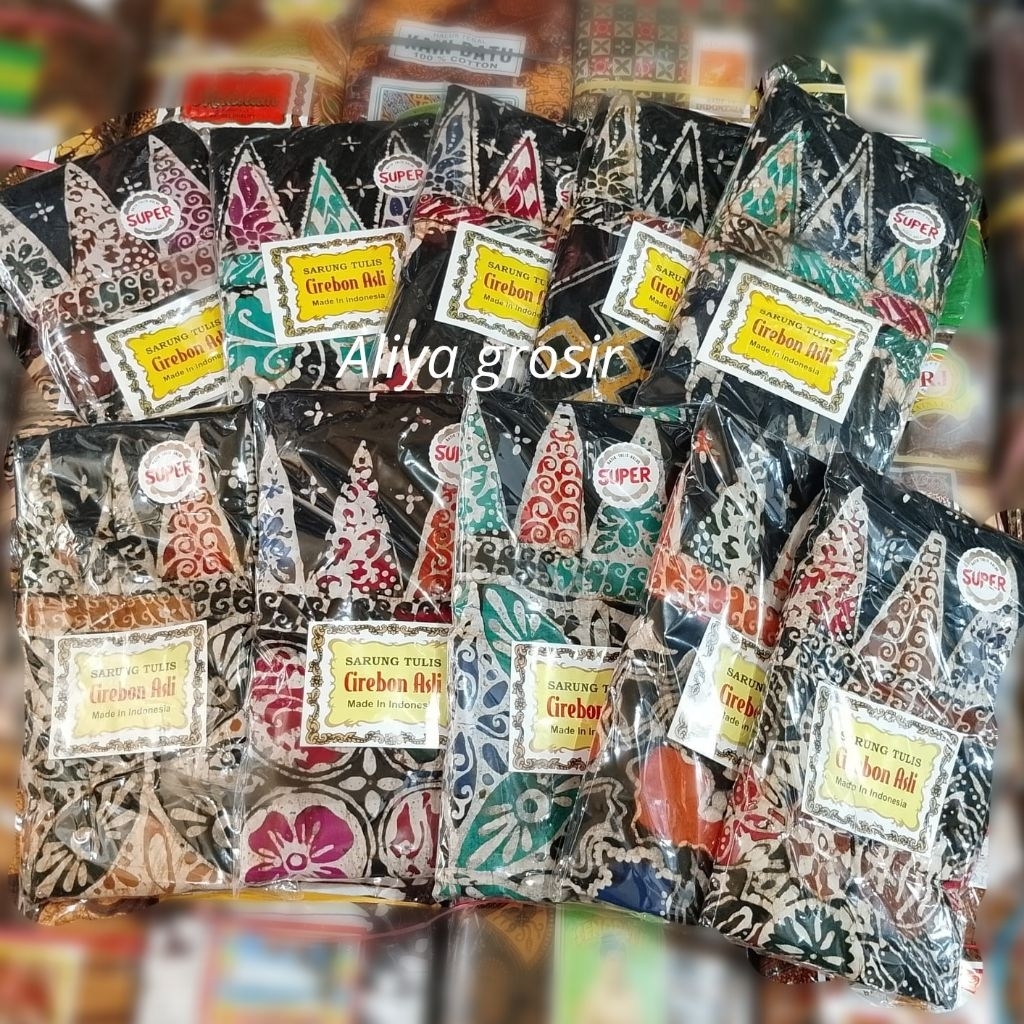 Kain panjang tapih behalai goyor wanita asli Cirebon batik tulis (belum dijahit)