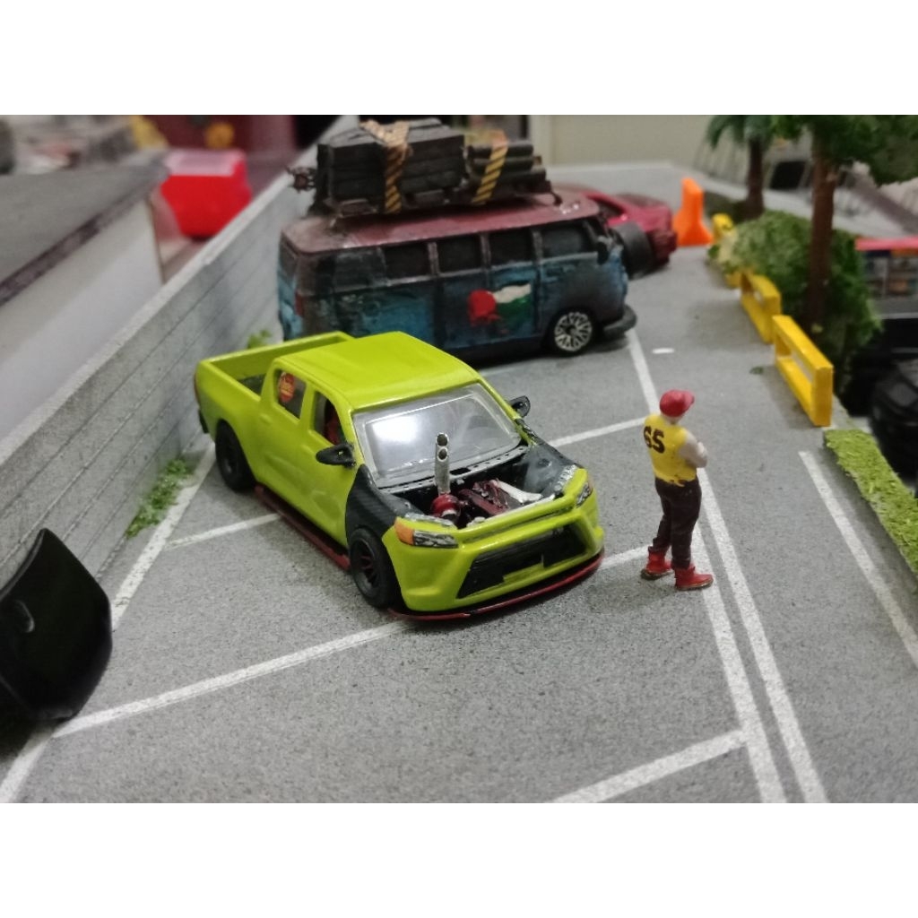 Diecast Custom Toyota Hilux Custom Cumi Darat