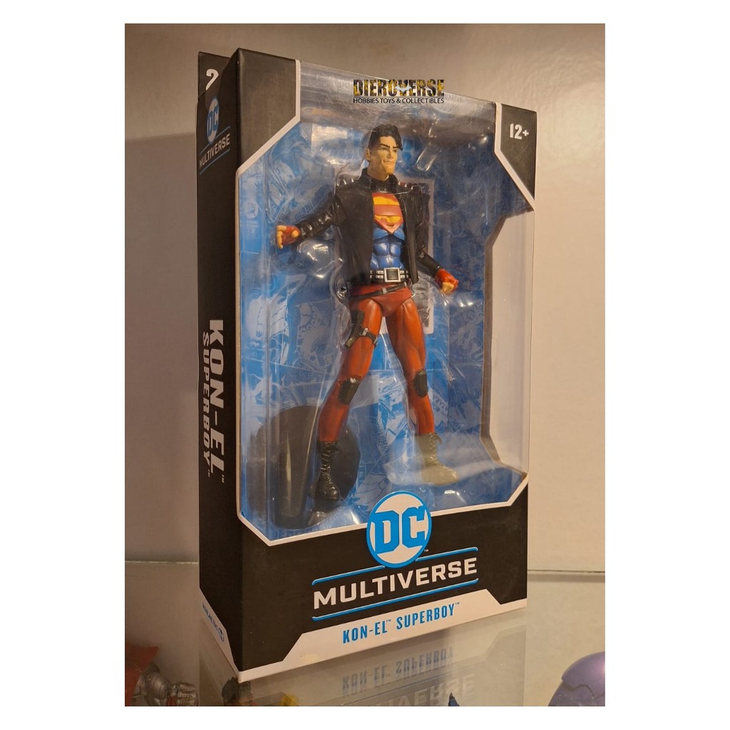 MCFARLANE TOYS DC MULTIVERSE 7in KON EL KON-EL SUPERBOY ACTION FIGURE BIB