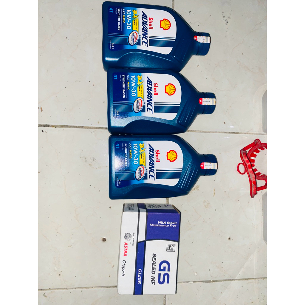 Aki GS OIL Shell Termurah